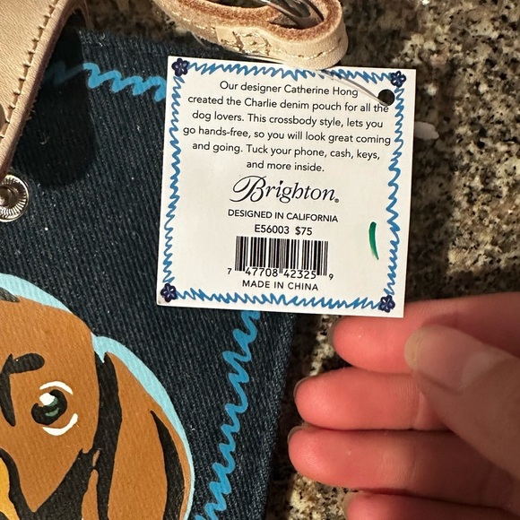 Charlie denim Brighton pouch - Picture 3 of 5